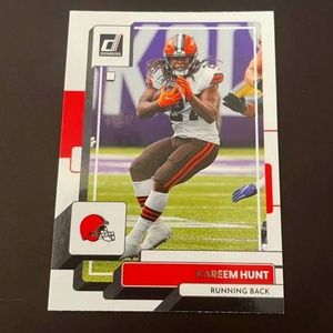 Kareem Hunt: Cleveland Browns, Running Back 2022 Panini Donruss Football #211